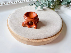 Tree of Life Roots Wooden Sphere Stand