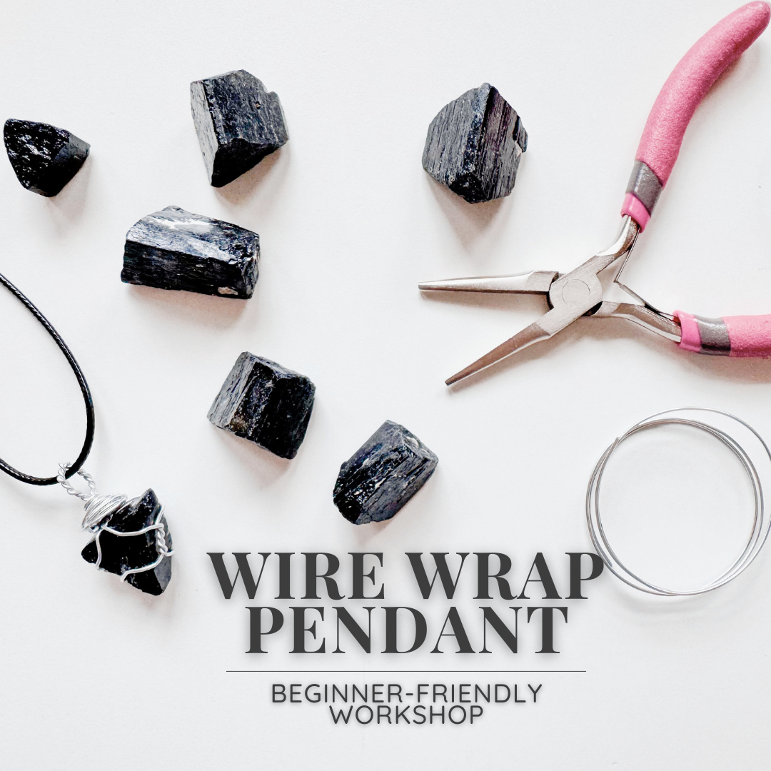 Wire Wrap Pendant Workshop for Beginners - Wednesday, October 28 6-7:30pm