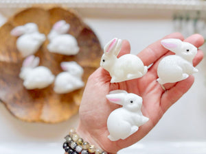 White Jade Bunny Carving