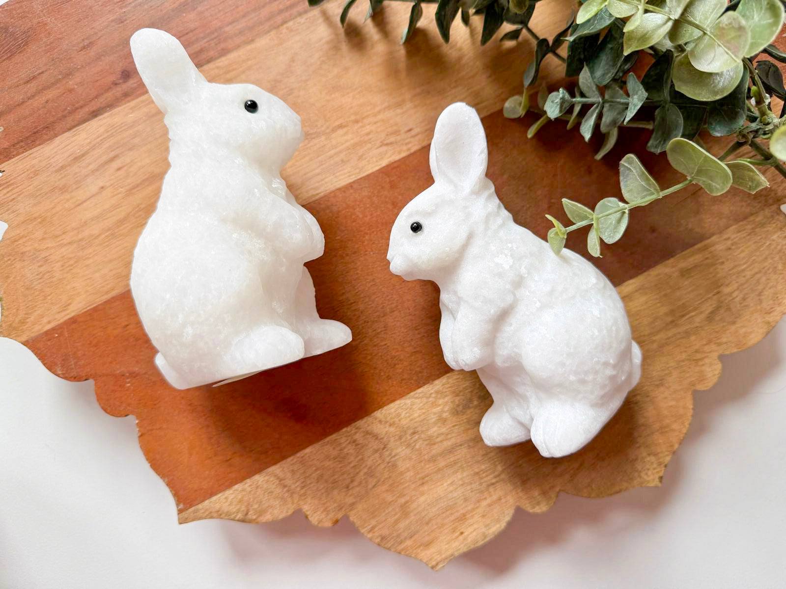  White Jade Rabbit  Carving