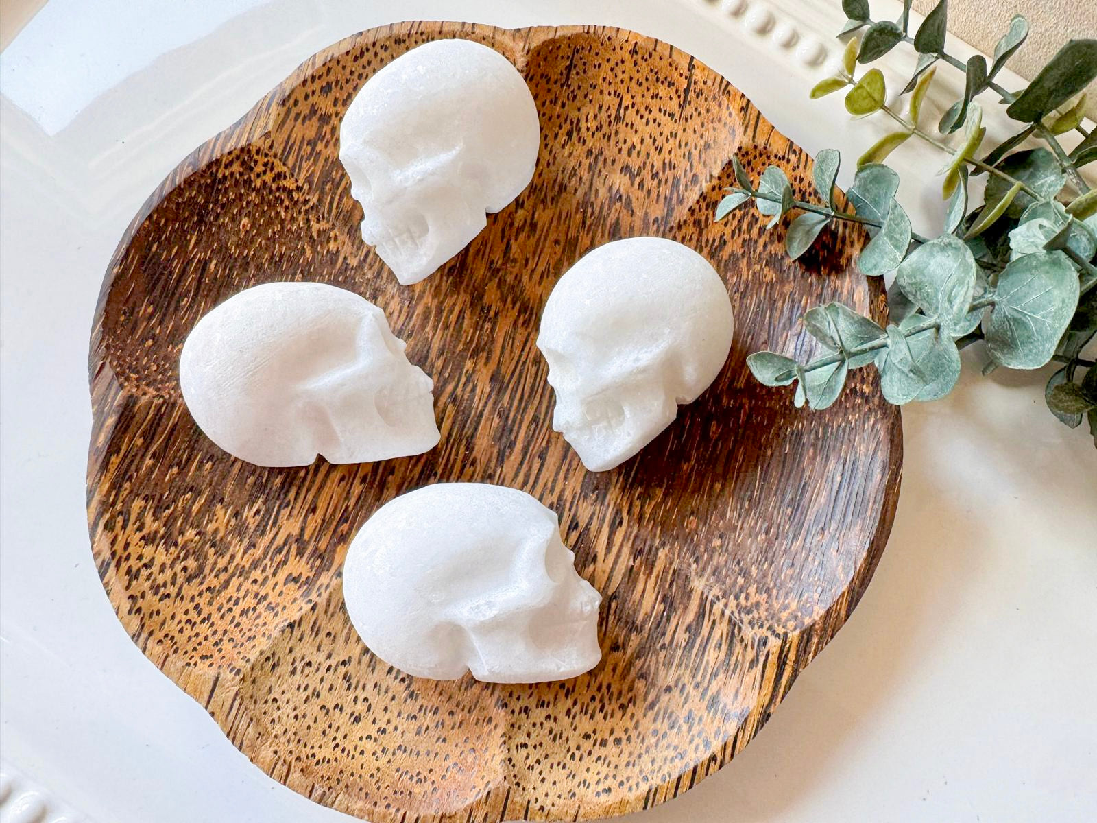 White Jade Skull