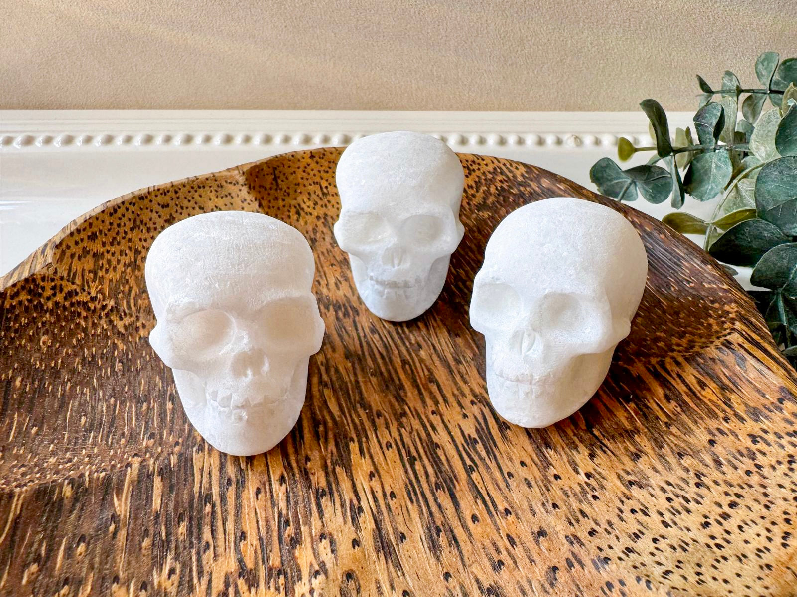 White Jade Skull