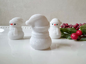 White Jade Snowman Carving
