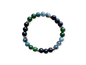 Wizard Collection - Green House || Green Quartz, Jade, Onyx