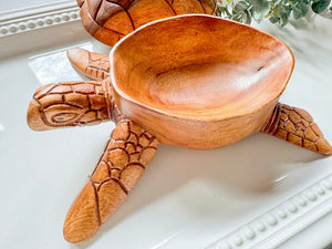 Wooden Turtle Trinket Box || Bali