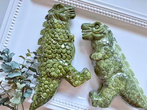Xiuyan Jade Monster Dinosaur Guardian Carving
