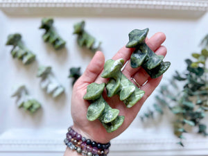 Xiuyan Jade Mushroom Family Carving