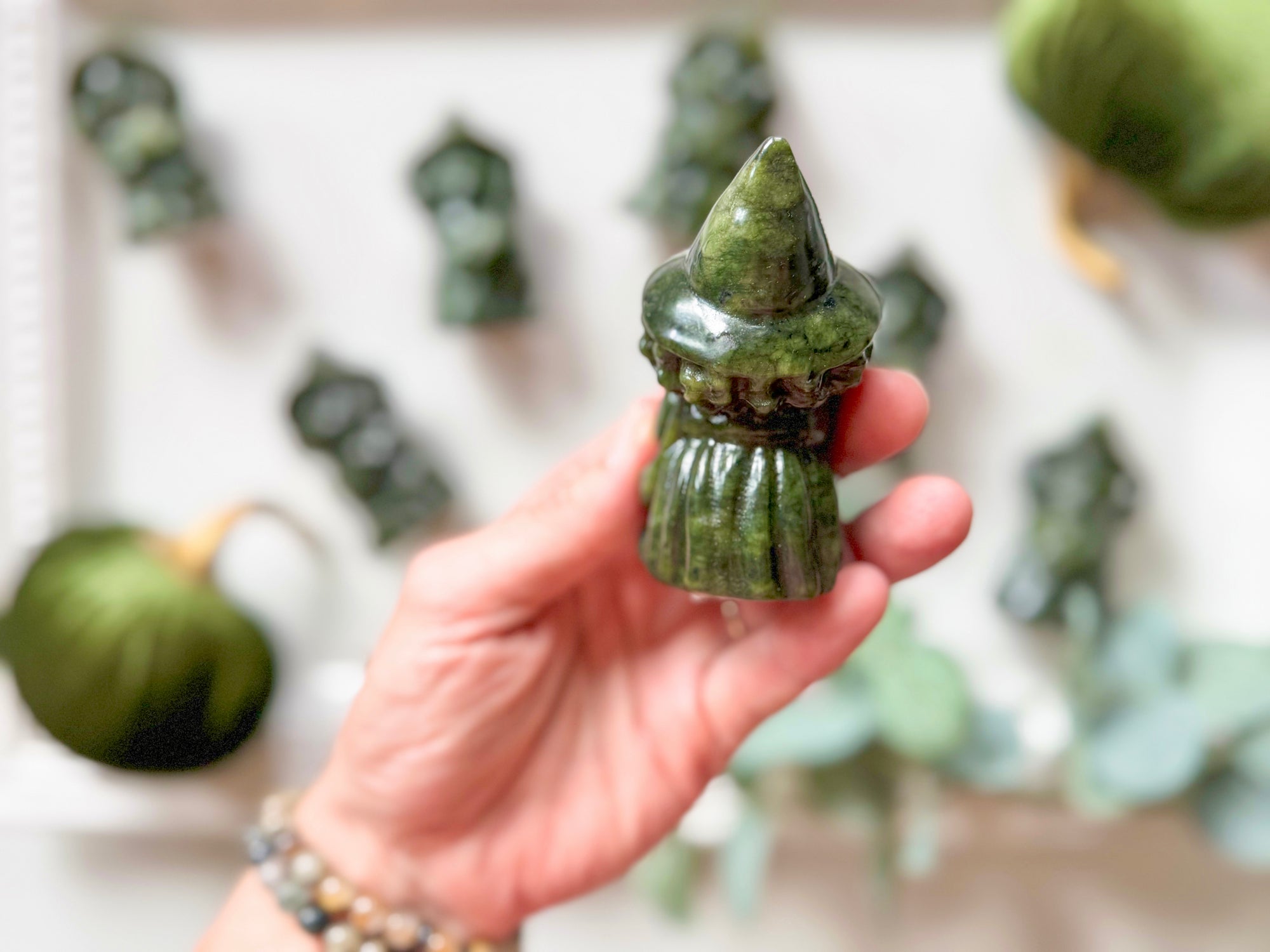 Xiuyan Jade Witch Carving