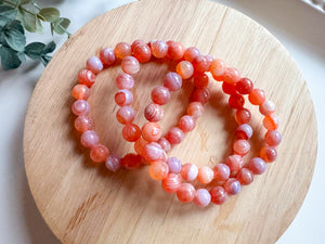 Yaocheng Medicine Color Changing Agate Bracelet 8mm Beaded Bracelet