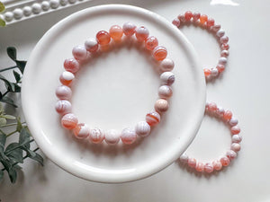 Yaocheng Medicine Color Changing Agate Bracelet 8mm Beaded Bracelet