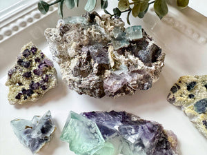 Yindu Phantom Fluorite Specimens || Inner Mongolia