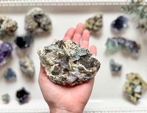 Yindu Phantom Fluorite Specimens || Inner Mongolia