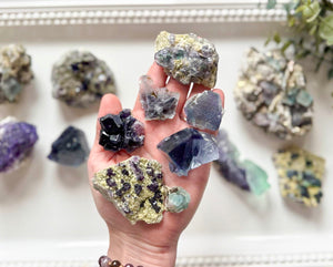 Yindu Phantom Fluorite Specimens || Inner Mongolia