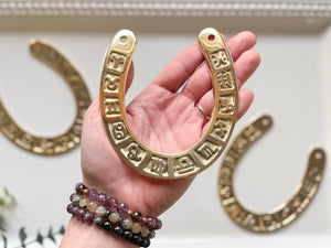 Zodiac Brass Horse Shoe