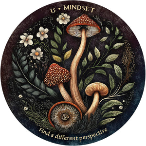 Arcana Folia Oracle Deck: 50-Card Round Deck, Nature-Inspired Artwork, Channel Plant Energy, Divination and Inspiration, Includes 72-page Illustrated Guidebook || Nora Paskaleva