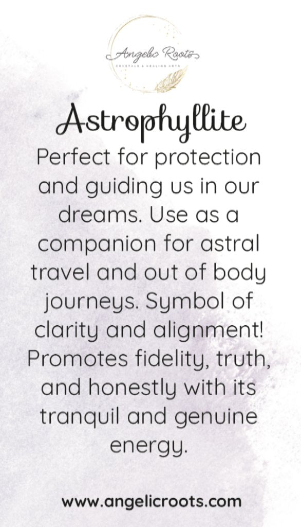 Astrophyllite Crystal Card