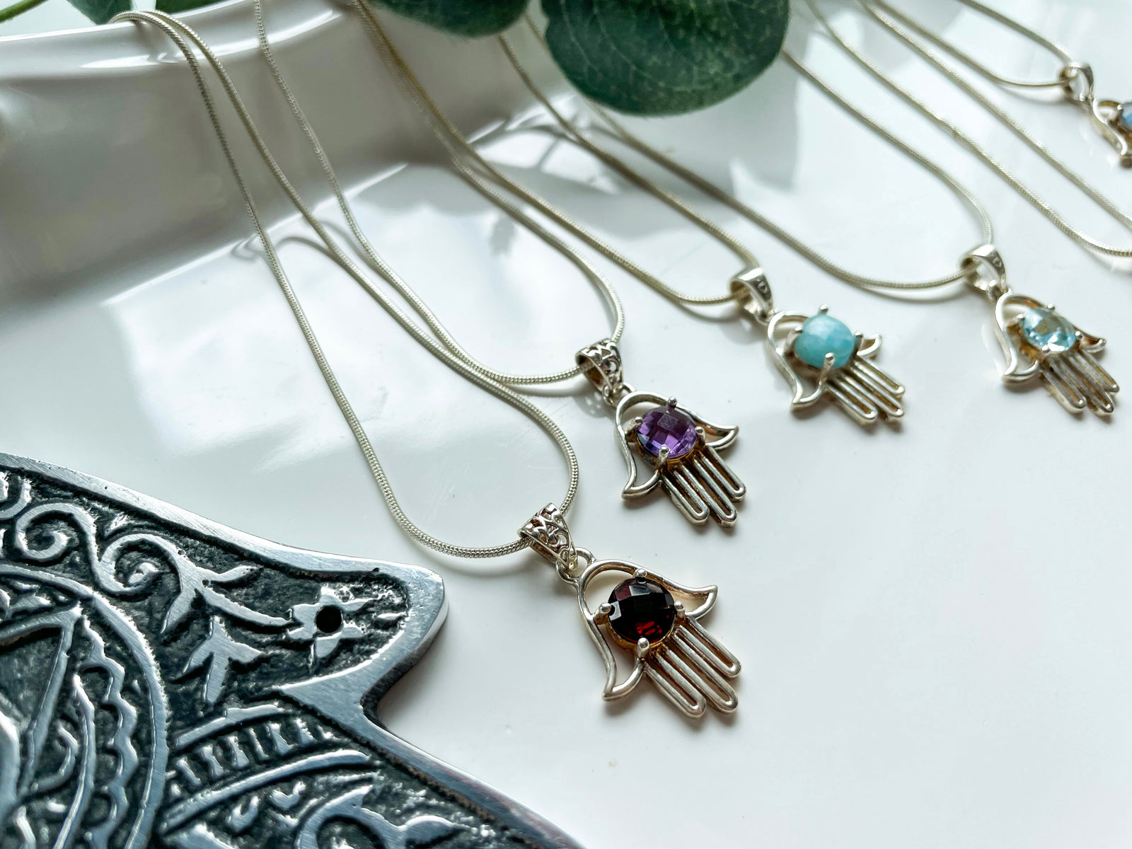 Hamsa Sterling Silver Necklace