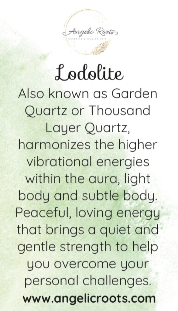 Lodolite Crystal Card