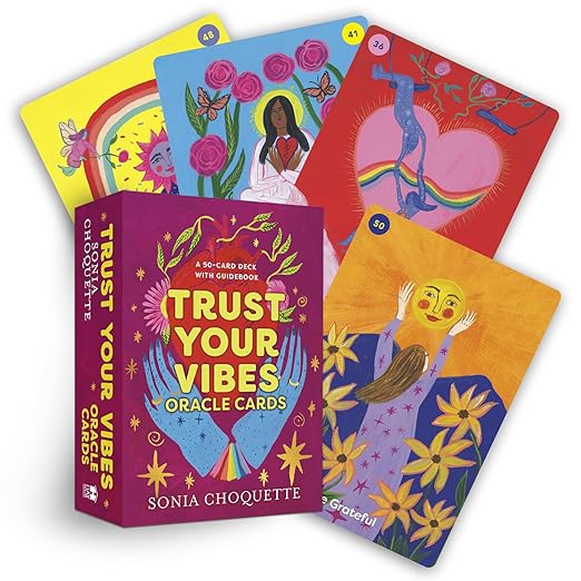 Trust Your Vibes Oracle Cards: A 50-Card Deck with Guidebook || Sonia Choquette