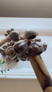 Bamboo and Kenari Seed Rattle