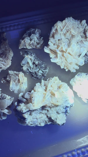 Phosphorescent Glow Selenite || Peru