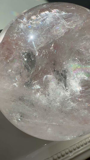 Lemurian Quartz Large Showstopper Sphere || Brazil
