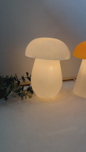 Selenite Mushroom Lamp