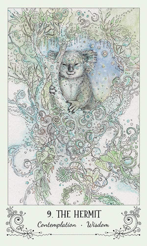 Spiritsong Tarot: 78-Card Tarot Deck with Animal Spirit Guides, Shamanic Symbolism, Hand-Drawn Visionary Artwork, Divine Guidance, 108-Page Guidebook