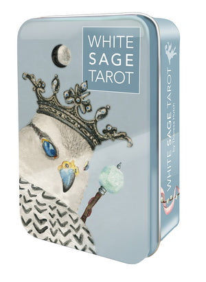 White Sage Tarot || Thersa Hutch || Mini Pocket Deck in Tin