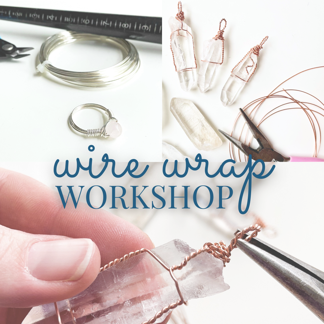 Wire Wrap Pendant Workshop for Beginners - Wednesday, October 28 6-7:30pm