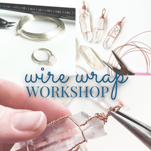 Wire Wrap Pendant Workshop for Beginners - Wednesday, October 28 6-7:30pm