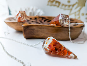 Carnelian Orgone Pendulum