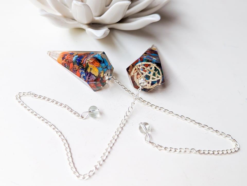 Chakra Orgone Pendulum