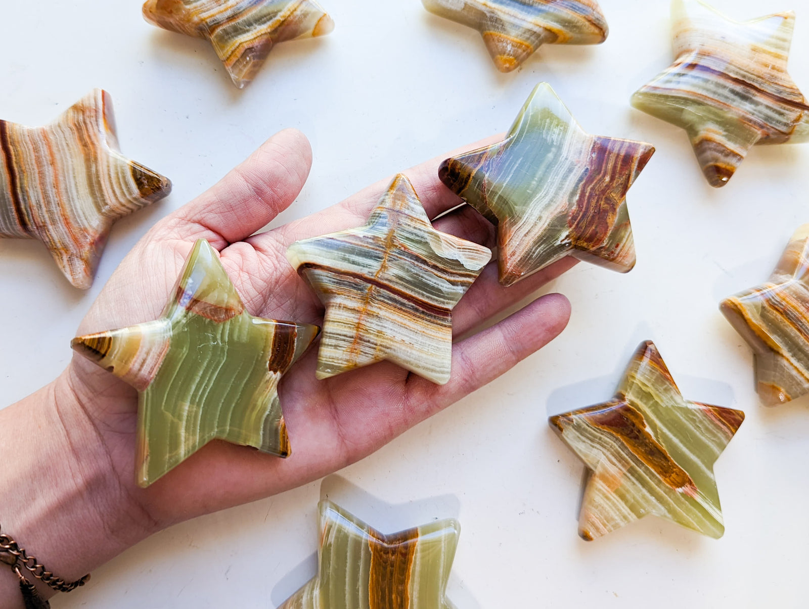 Green Banded Onyx Star