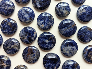 Sodalite UFO Palm Stone