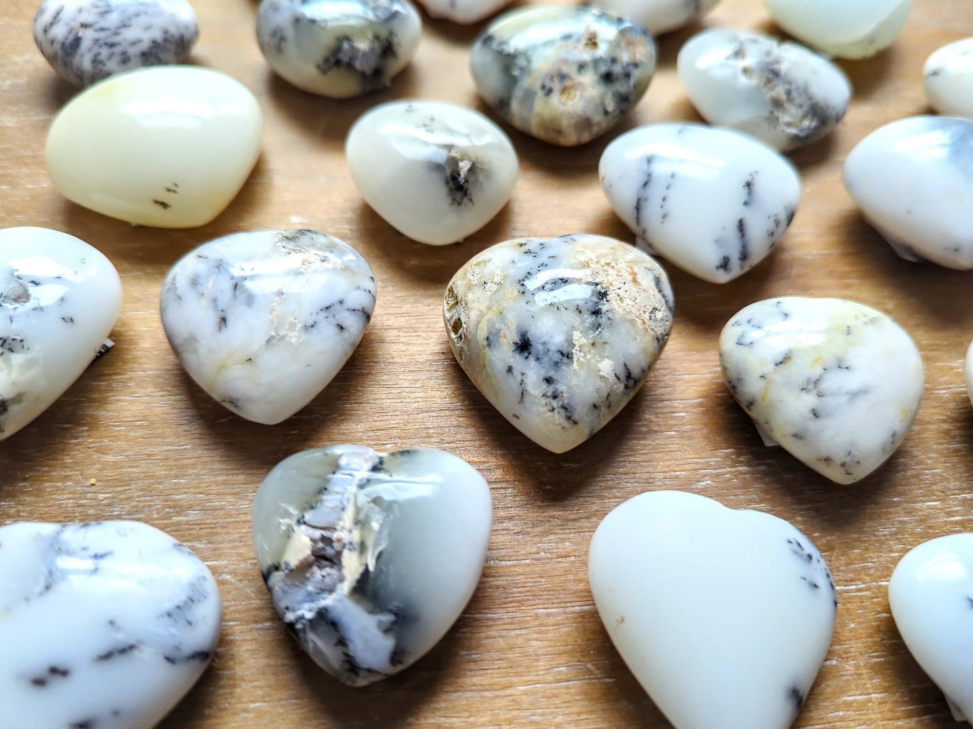 Dendritic Opal Heart || Mini