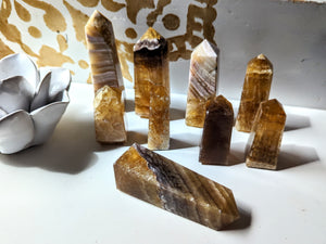 Yellow Fluorite Tower