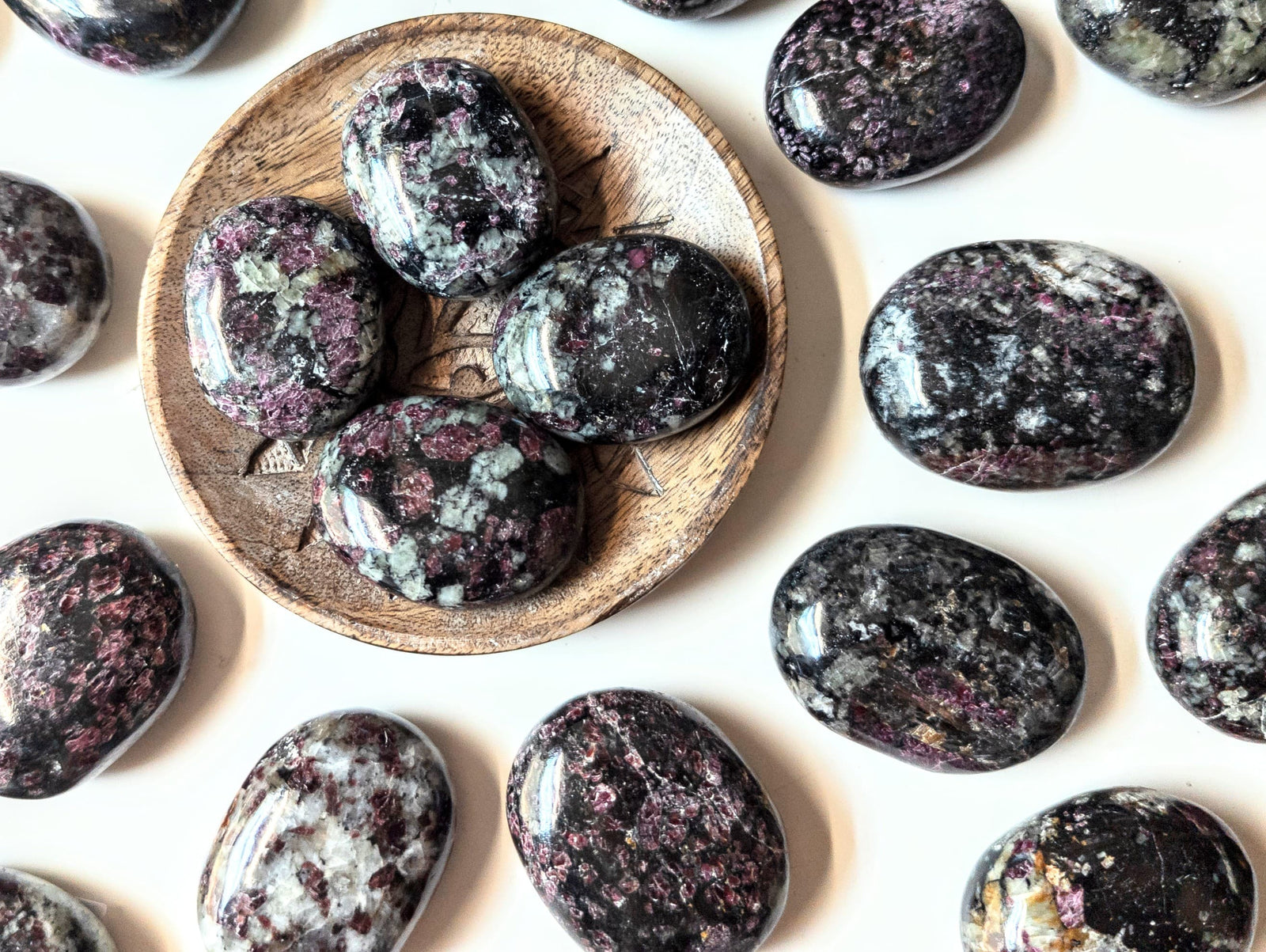 Eudialyte Palm Stone