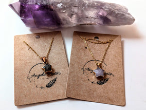 Crystal Star Gold Pendant Necklaces