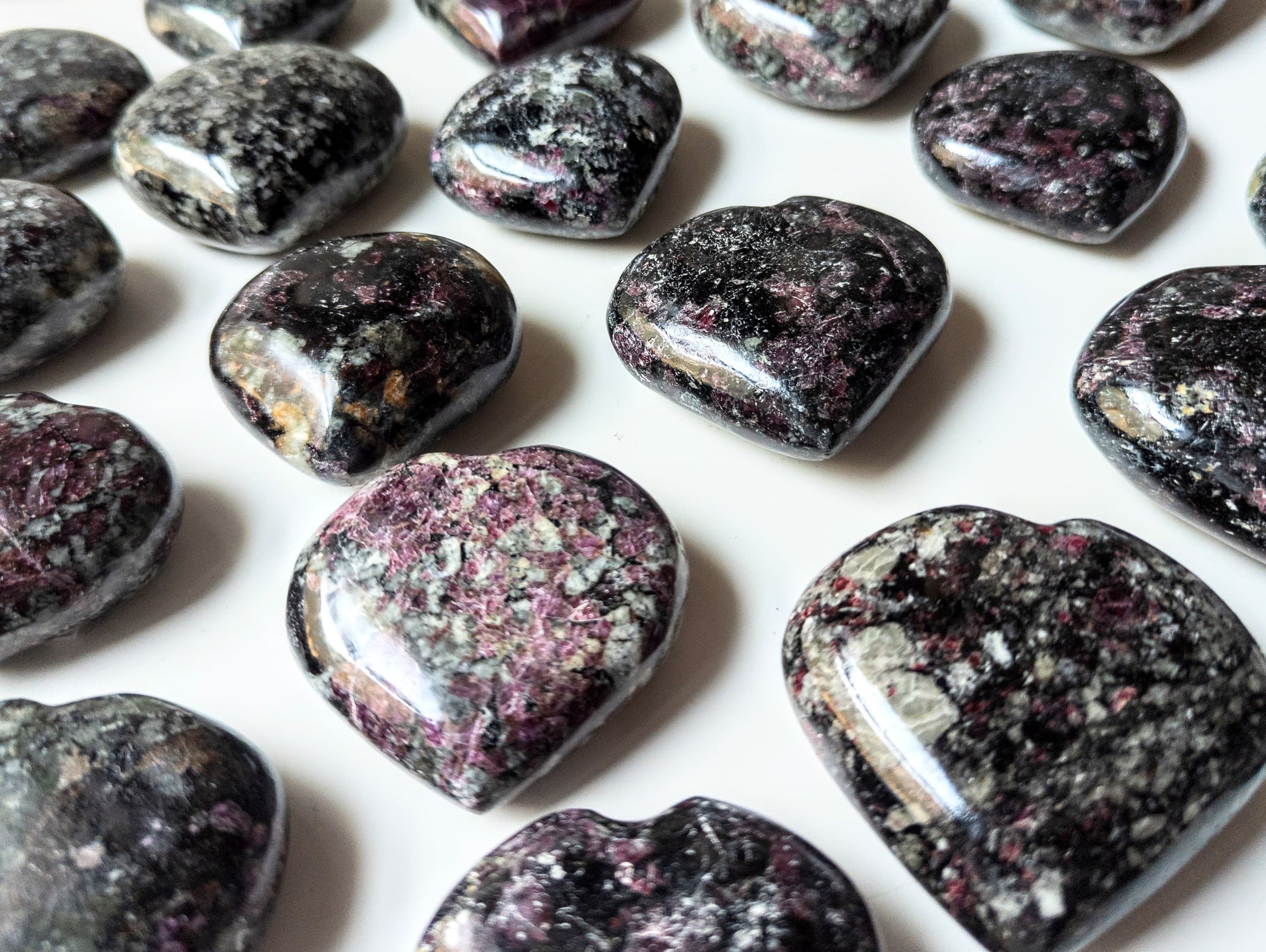 Heart-Shaped Eudialyte Crystals