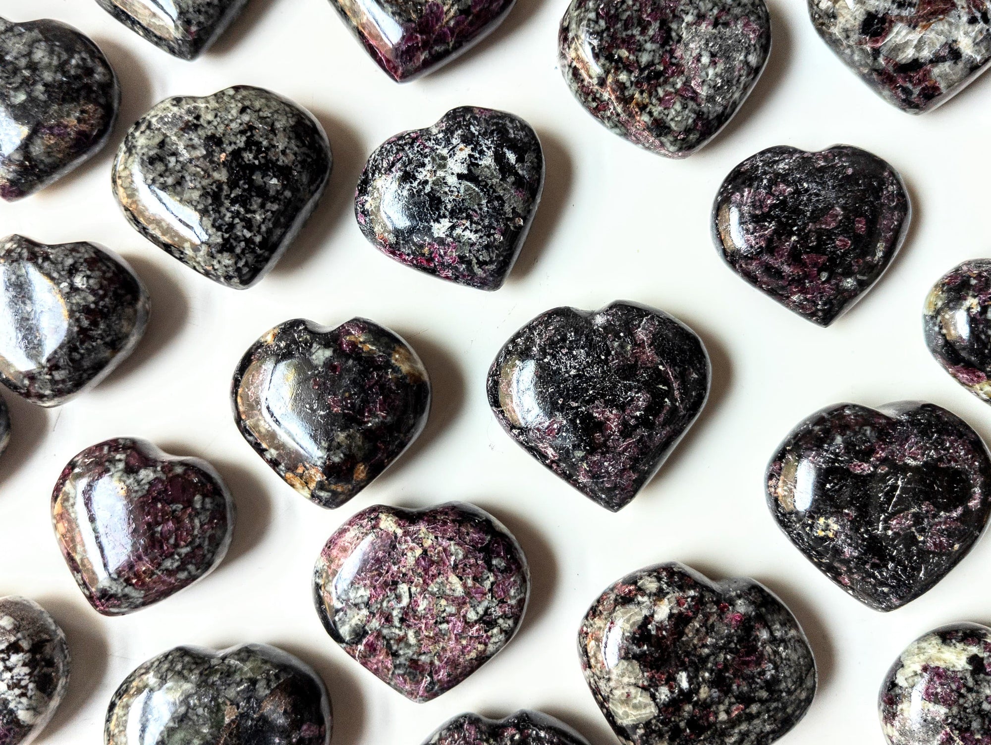 Heart-Shaped Eudialyte Crystals