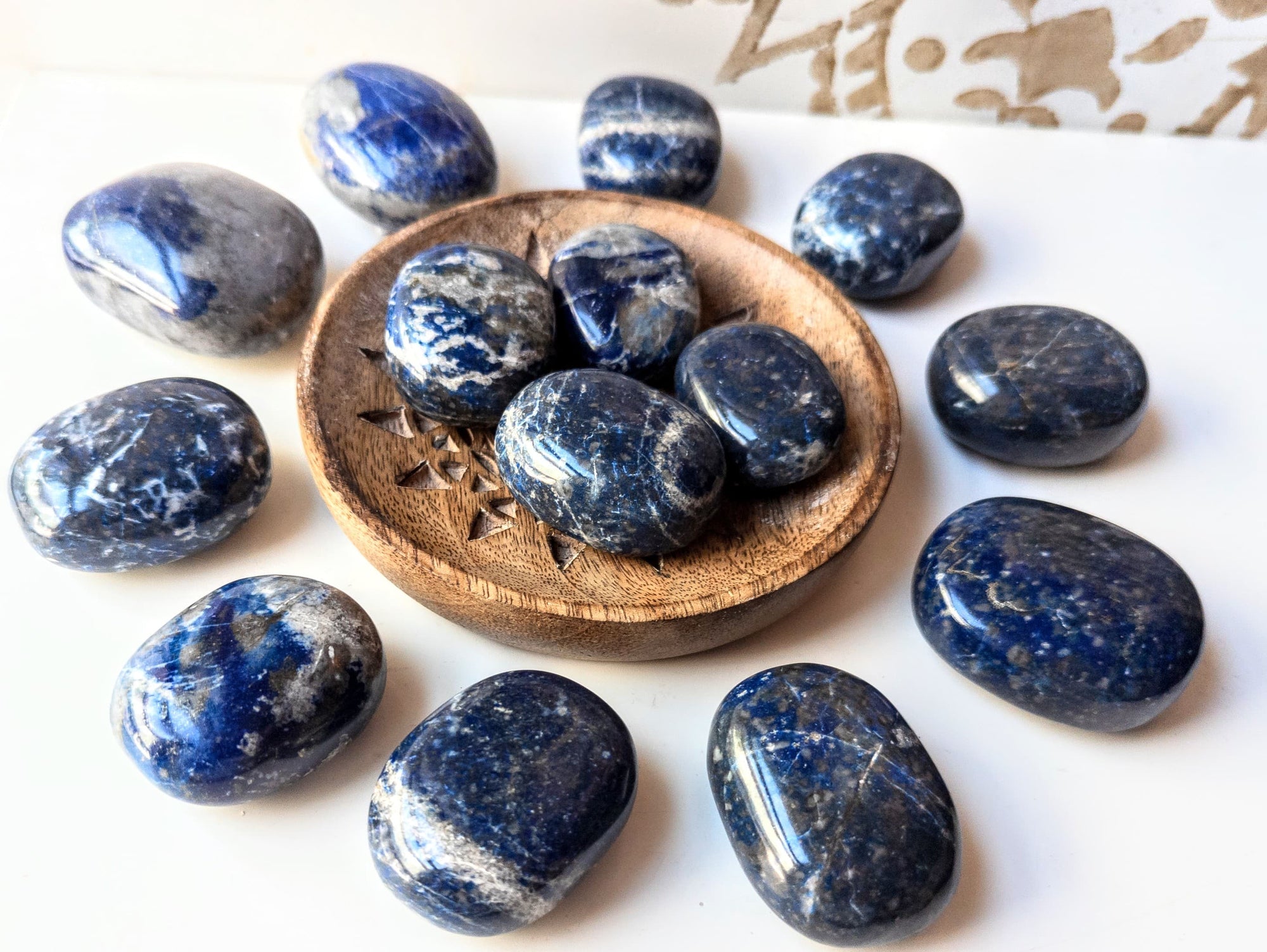 Lapis Lazuli Palm Stone