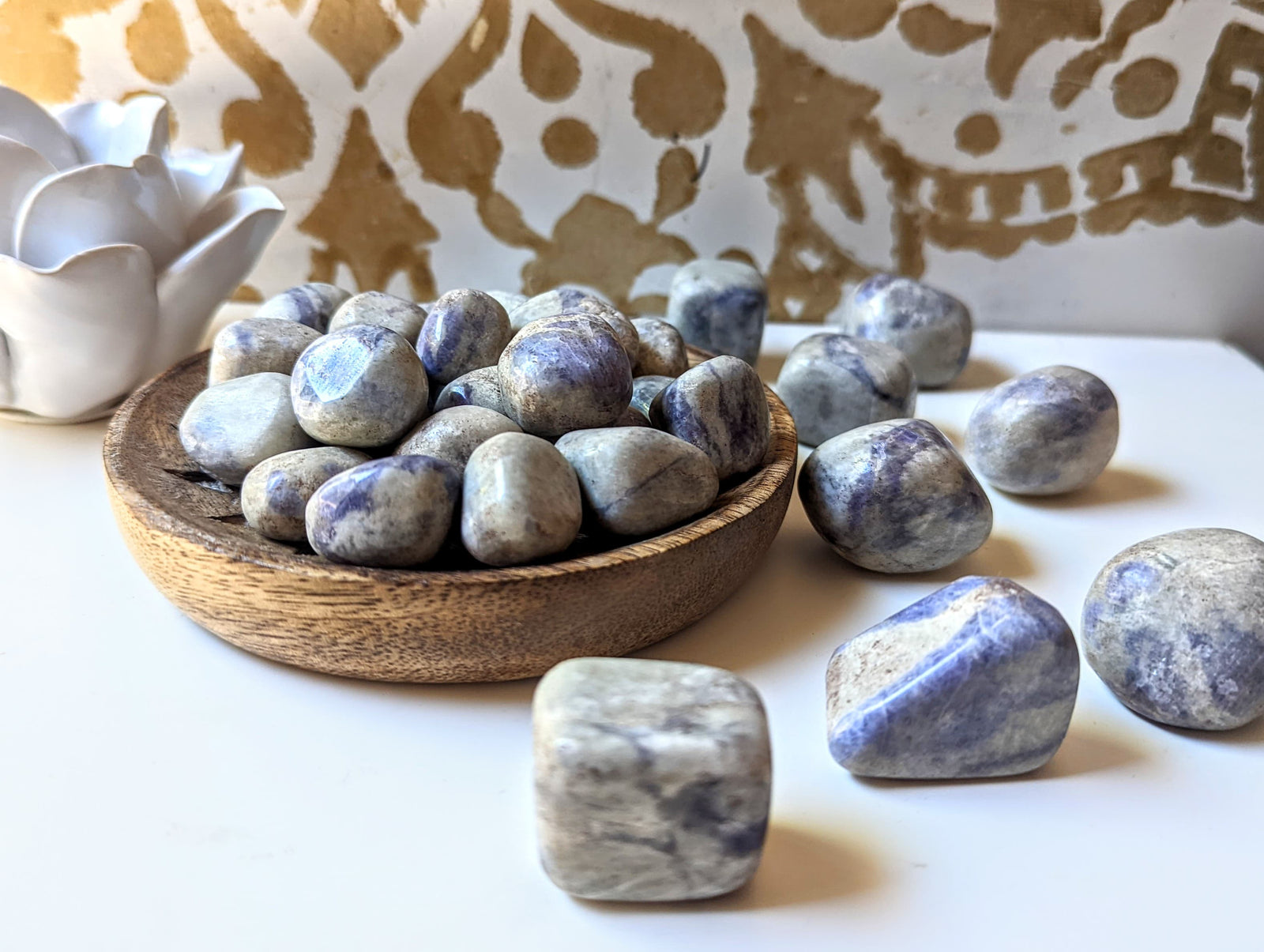 Hackmanite Tumbled Stone