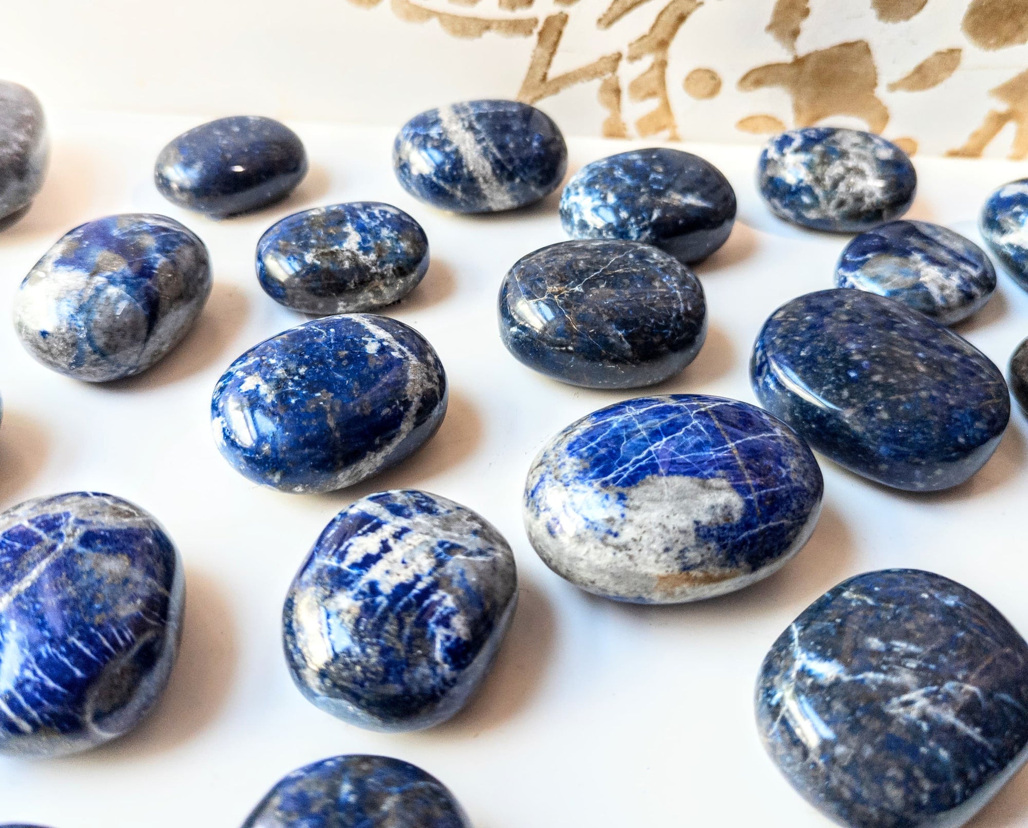 Lapis Lazuli Palm Stone