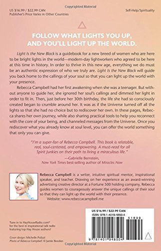 Light Is the New Black: A Guide to Answering Your Soul's Callings and Working Your Light || Rebecca Campbell (Paperback)