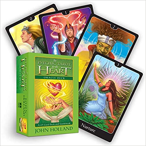 The Psychic Tarot for the Heart Oracle Cards & Guidebook || John Holland
