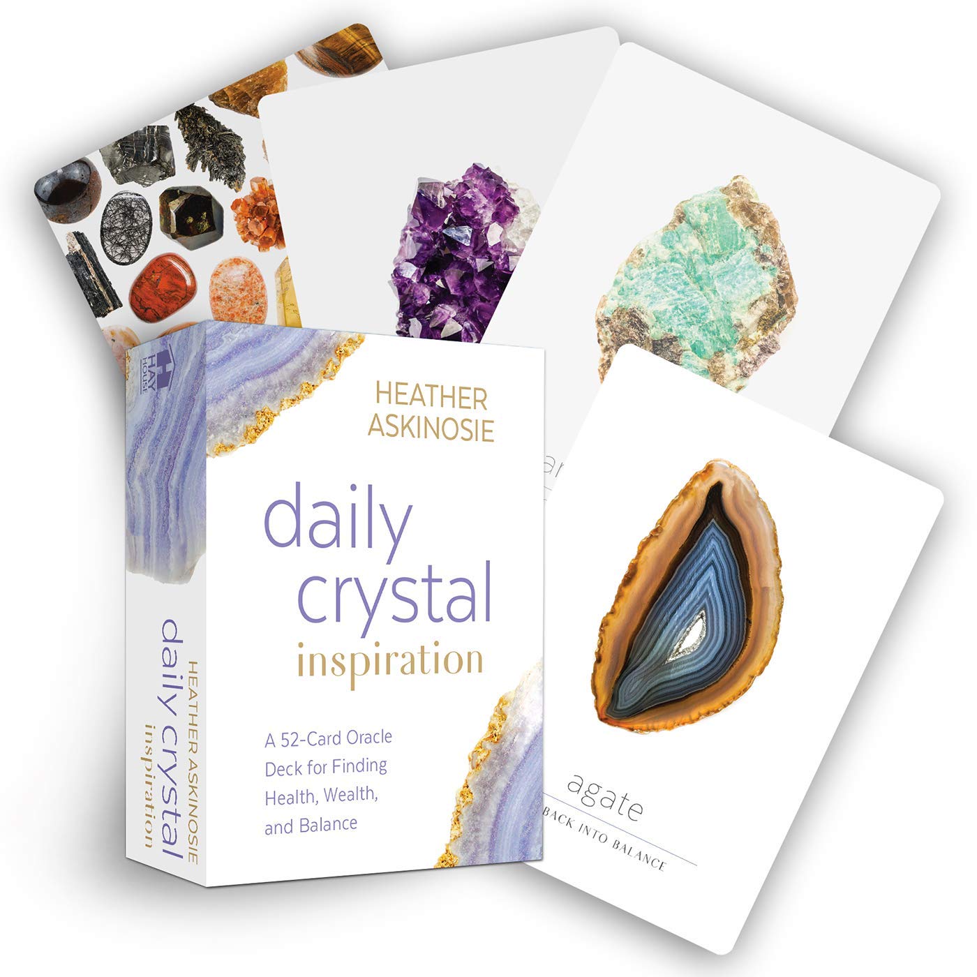 Daily Crystal Inspirational Oracle Deck || Heather Askinosie