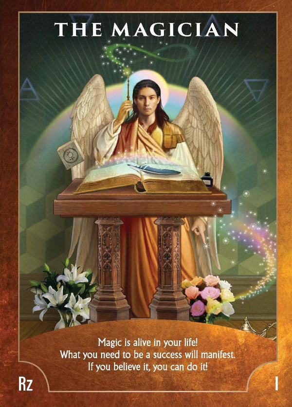 Spanish tarot cards about your life and love with angelic guidance