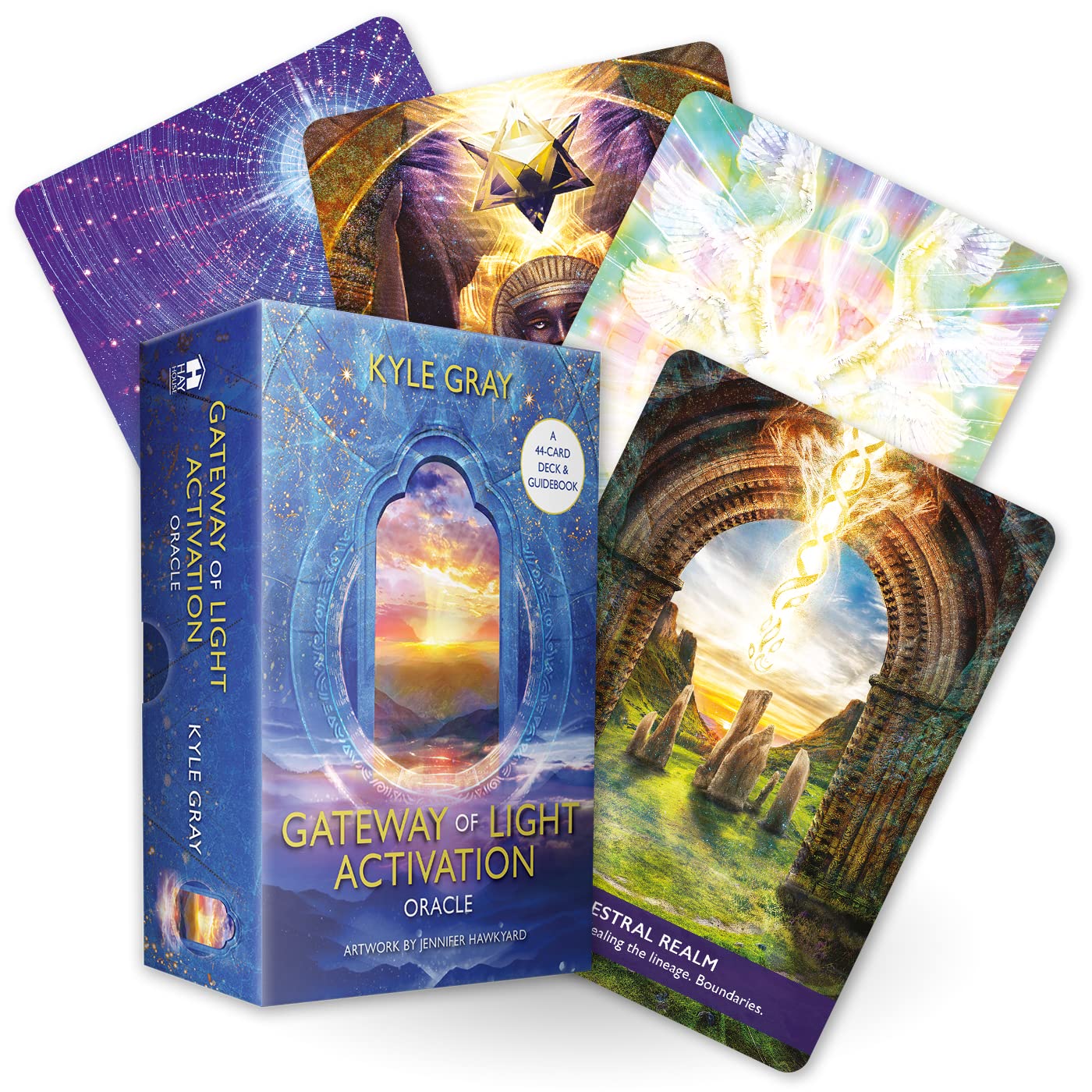 Gateway of Light Activation Oracle Cards & Guidebook || Kyle Gray