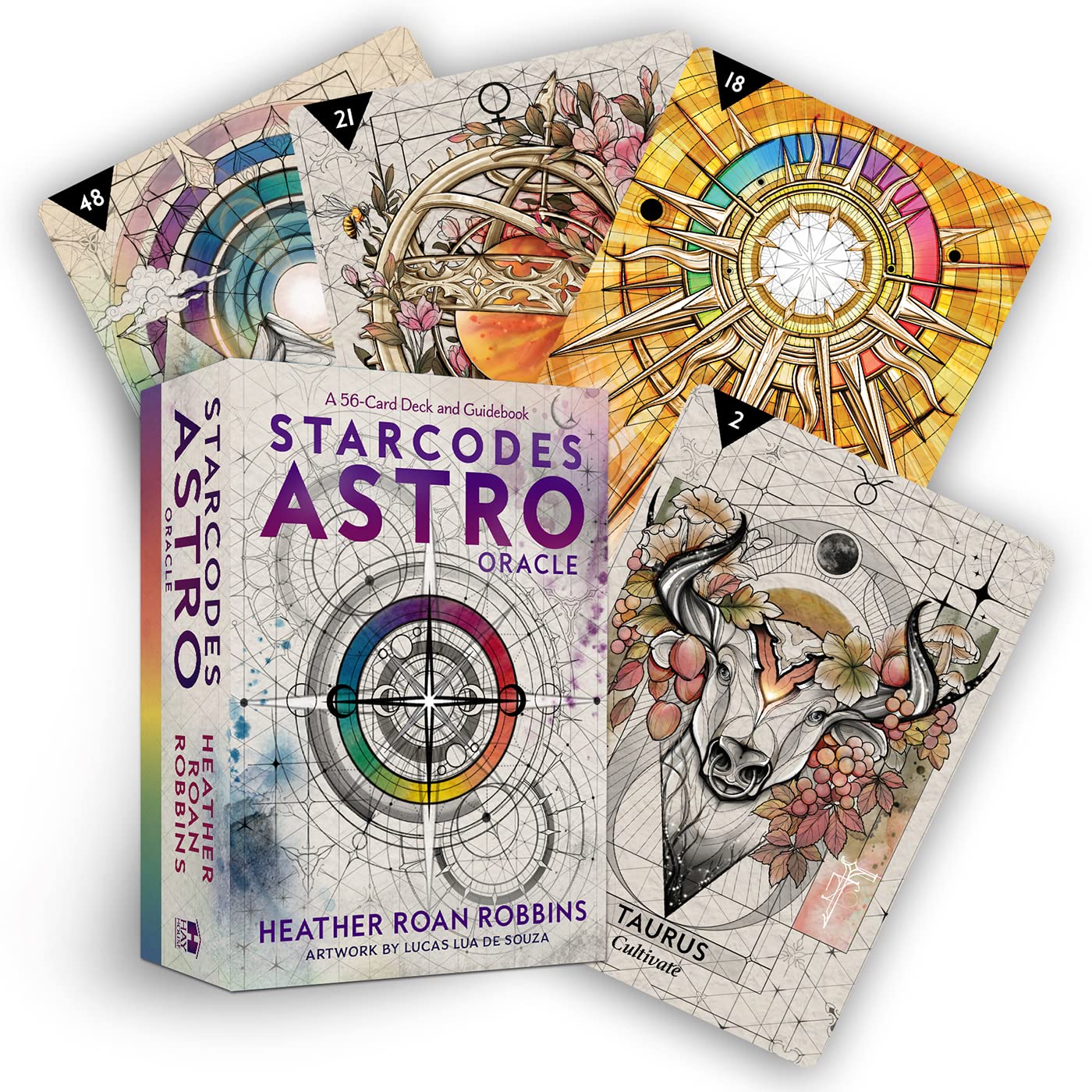 Starcodes Astro Oracle: A 56-Card Deck and Guidebook || Heather Roan Robbins